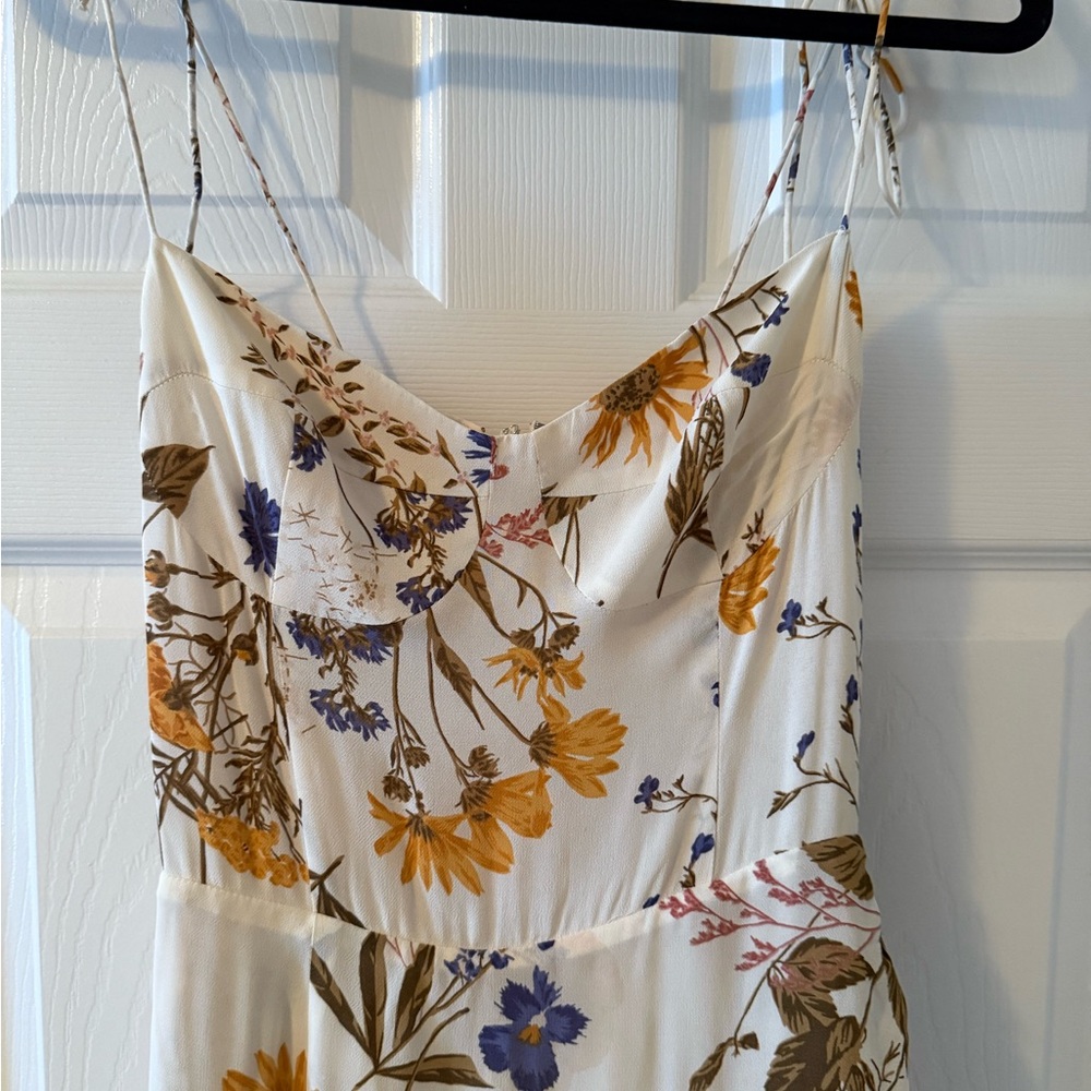Reformation Cream Floral Maxi Dress - Picture 3 of 5